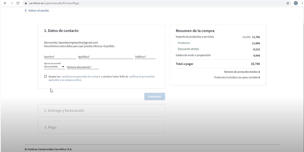 Cómo Comprar Carrefour Online | Paso 2022